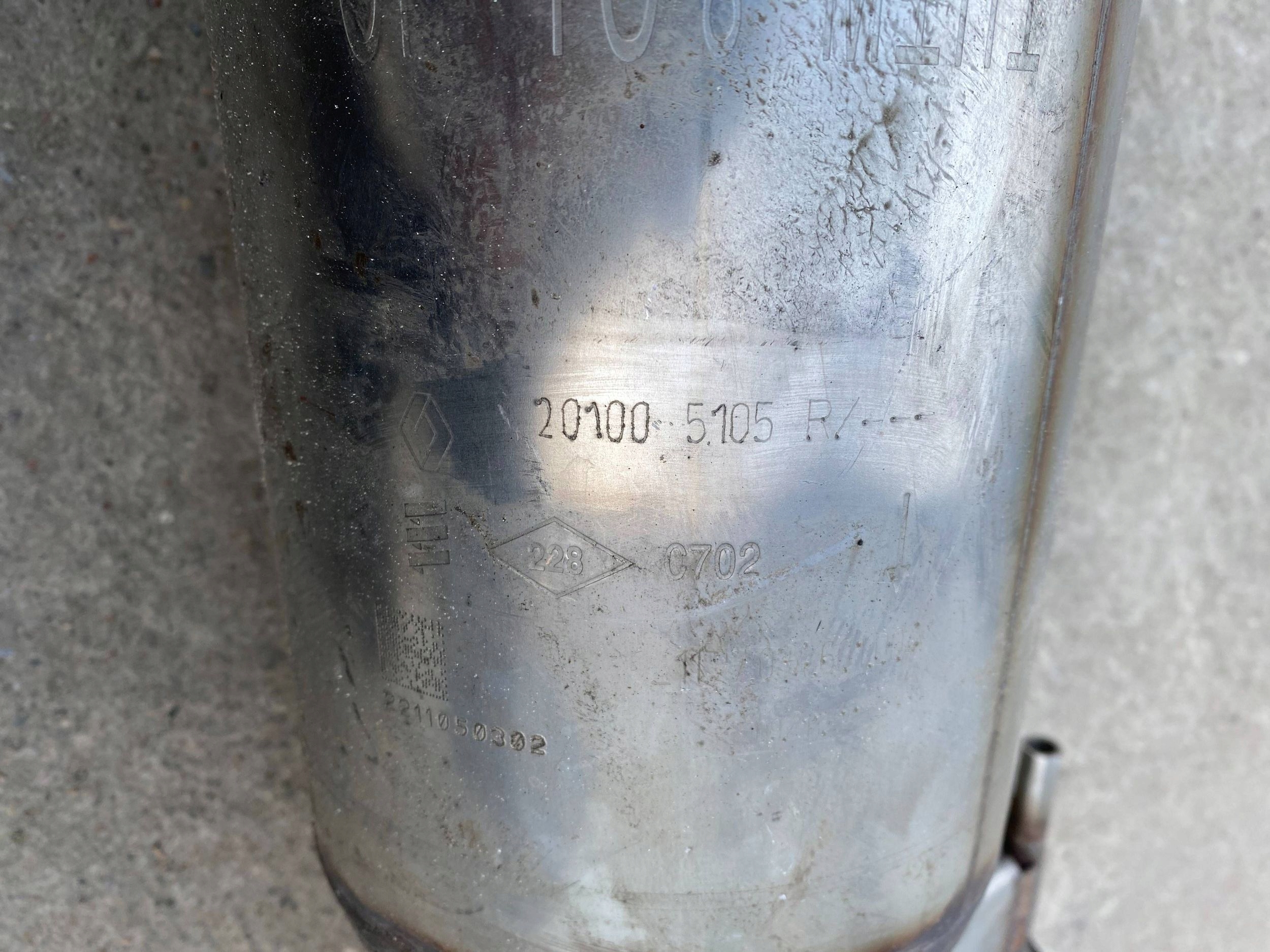 MASTER III MOVANO B 2.3 DCI exhaust silencer BLASZAK 201005105R