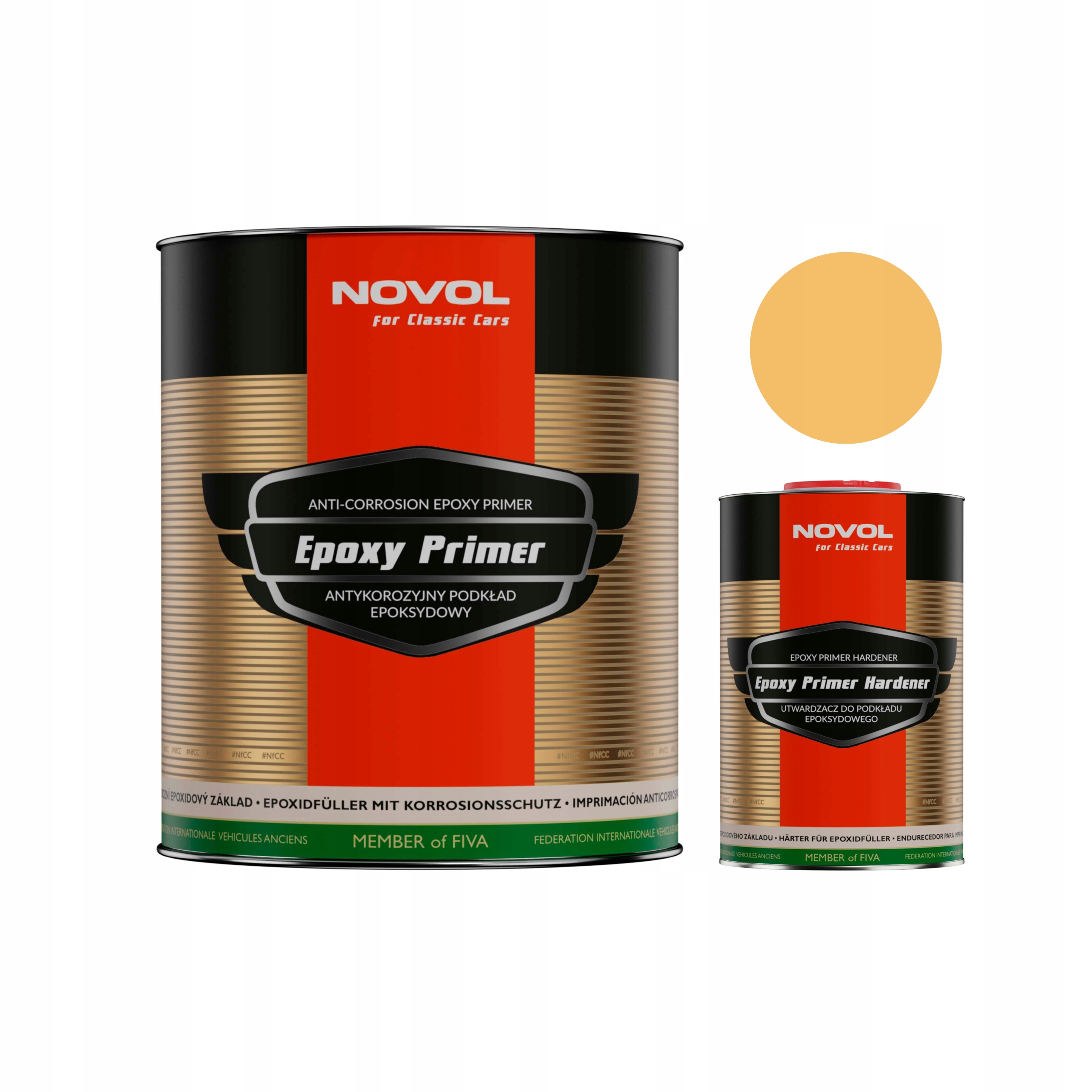 Epoksydowy Podkład Antykorozyjny Beżowy Novol Epoxy Primer 1340ml Komplet