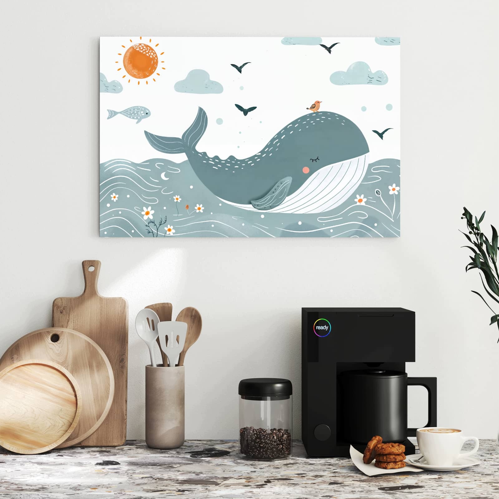 Magnetická tabule Špioucy Wieloryb 60 × 40 cm
