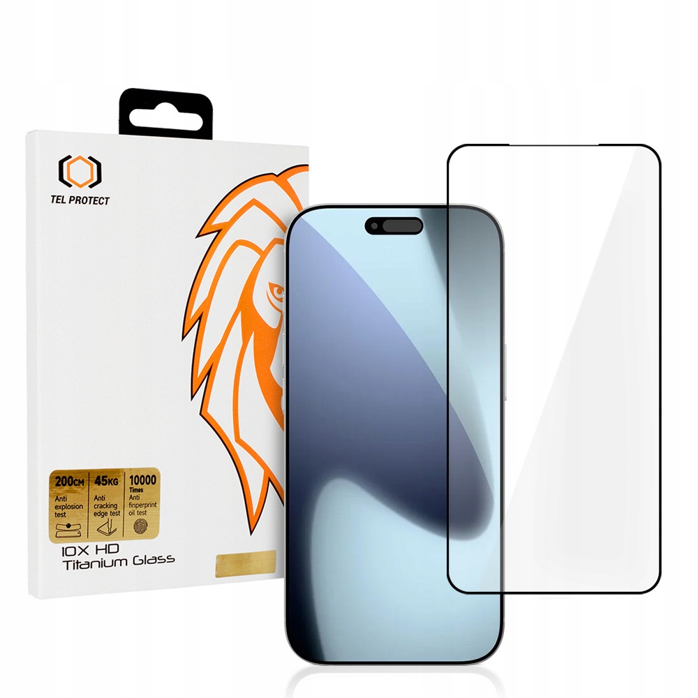 Szkło hartowane do iPhone 17 Pro Max Tel Protect 10X Hd Titanium