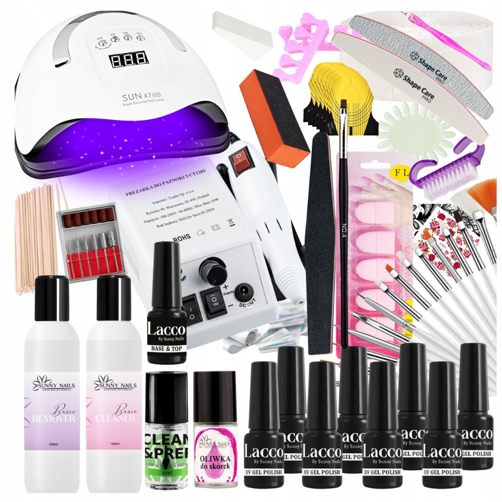 Sada Na Nehty XXL Lampa 180W Bruska Příslušenství Startovací Sada