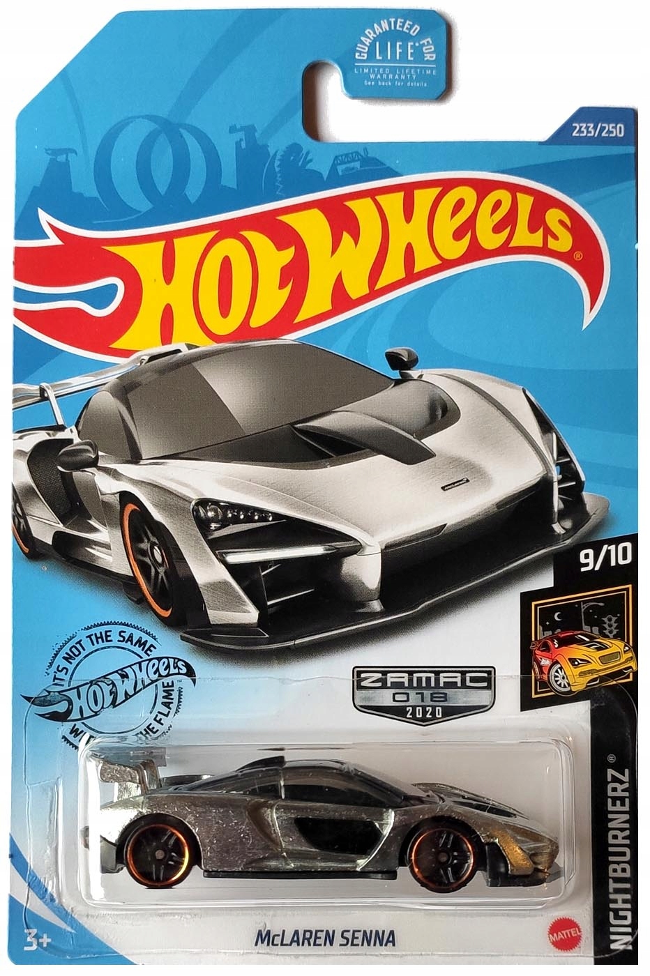 

Hot Wheels McLAREN Senna Zamac Nightburnerz 9/10 1