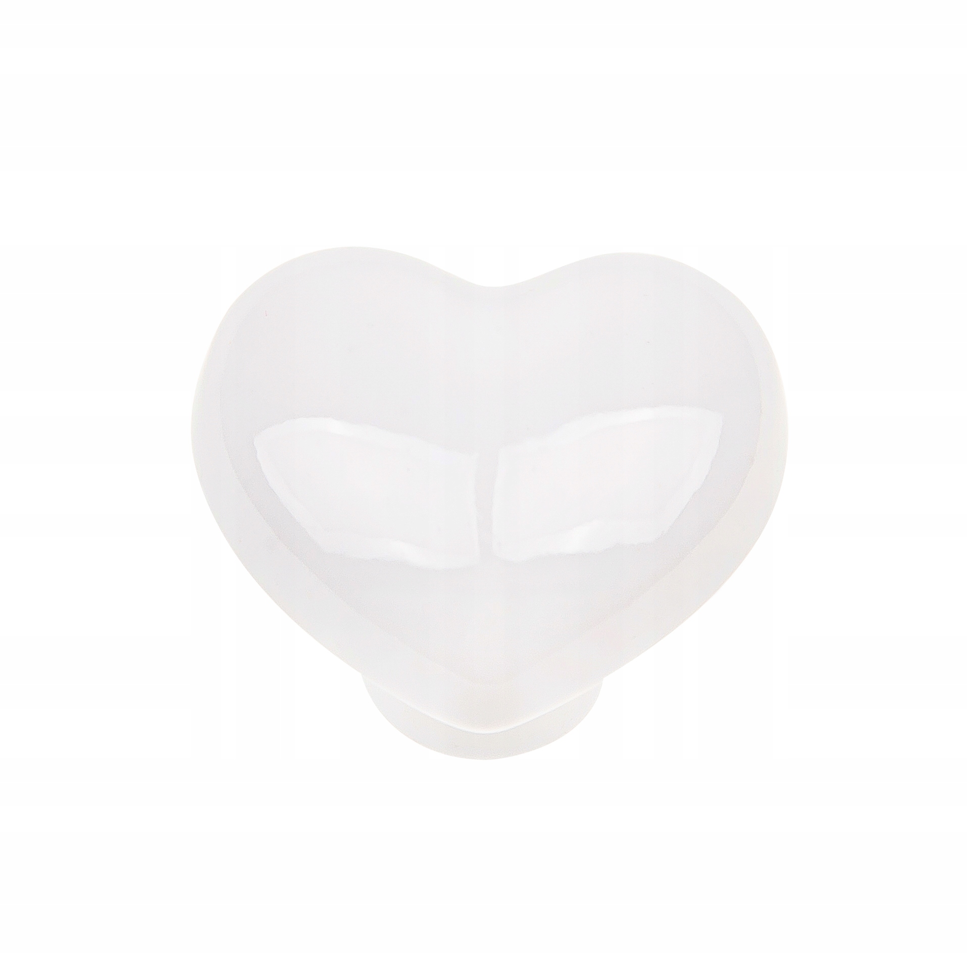 

Gałka Meblowa porcelana Serce biała