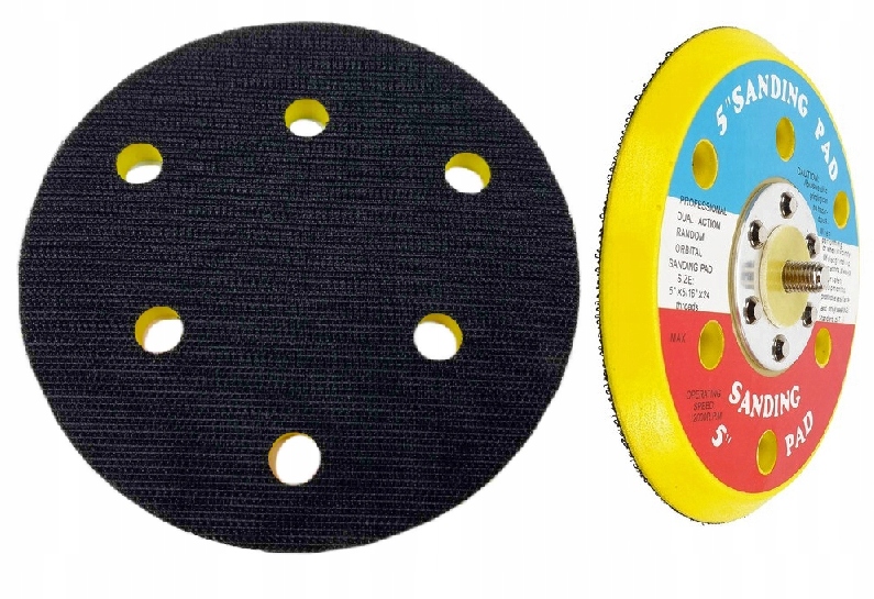 Dysk Do Szlifierki Mimośrodowej Talerz Rzep 125mm 5″ Polerski Mimośrodkowy