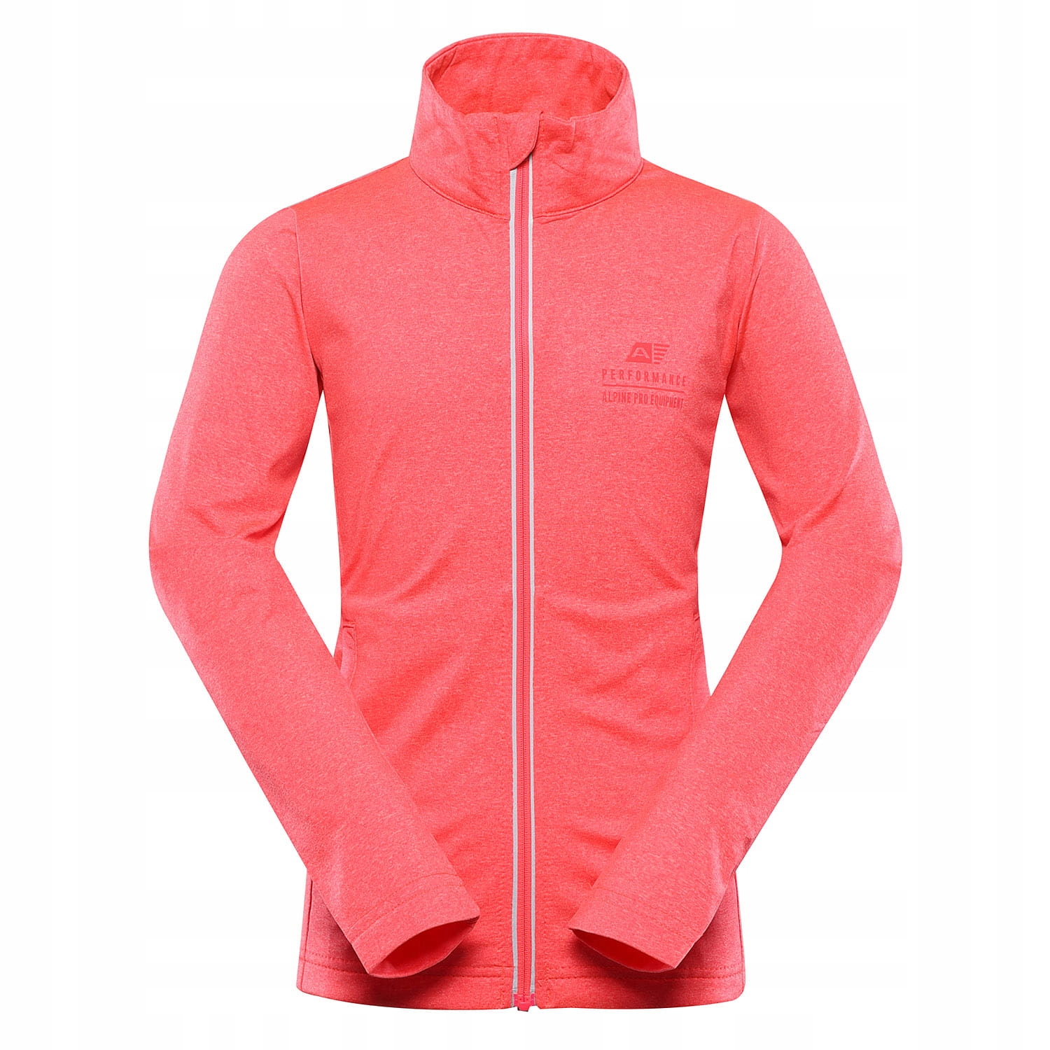 Alpine Pro Bluza dziecięca turystyczna rozpinana Gollo różowy r.140-146