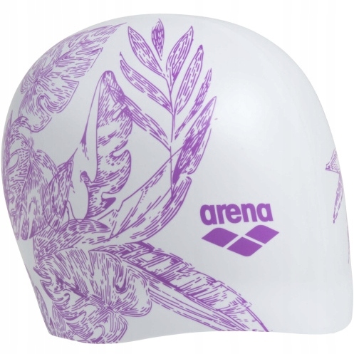 Czepek pływacki Na Długie Włosy Silikon Arena Long Hair Cap Sirene White
