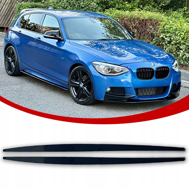 Bmw F20 F21 Boční Krytky Prahů Podpraží Spoilery Černý Lesk