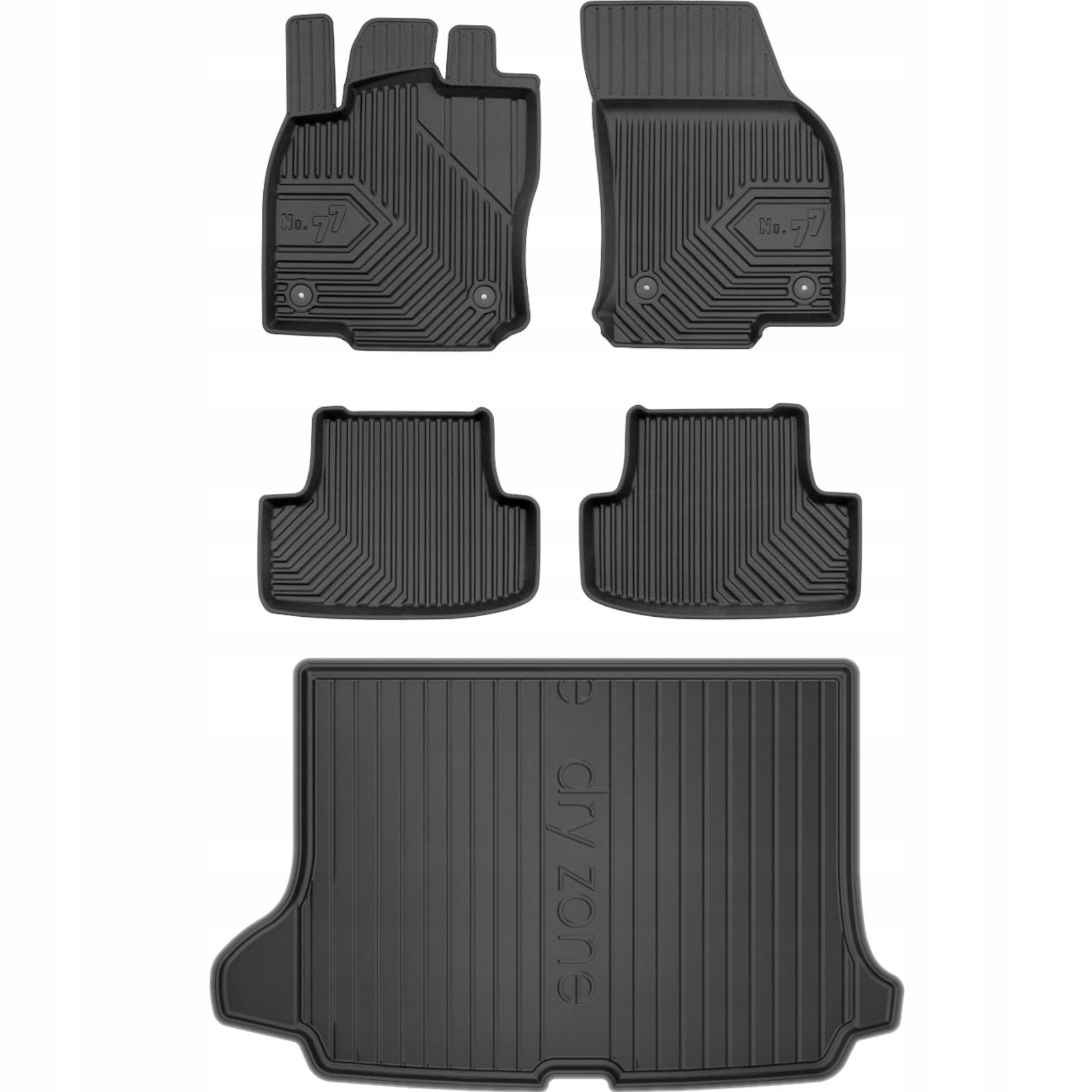 Sada gumových koberčekov horná podložka Audi Q2