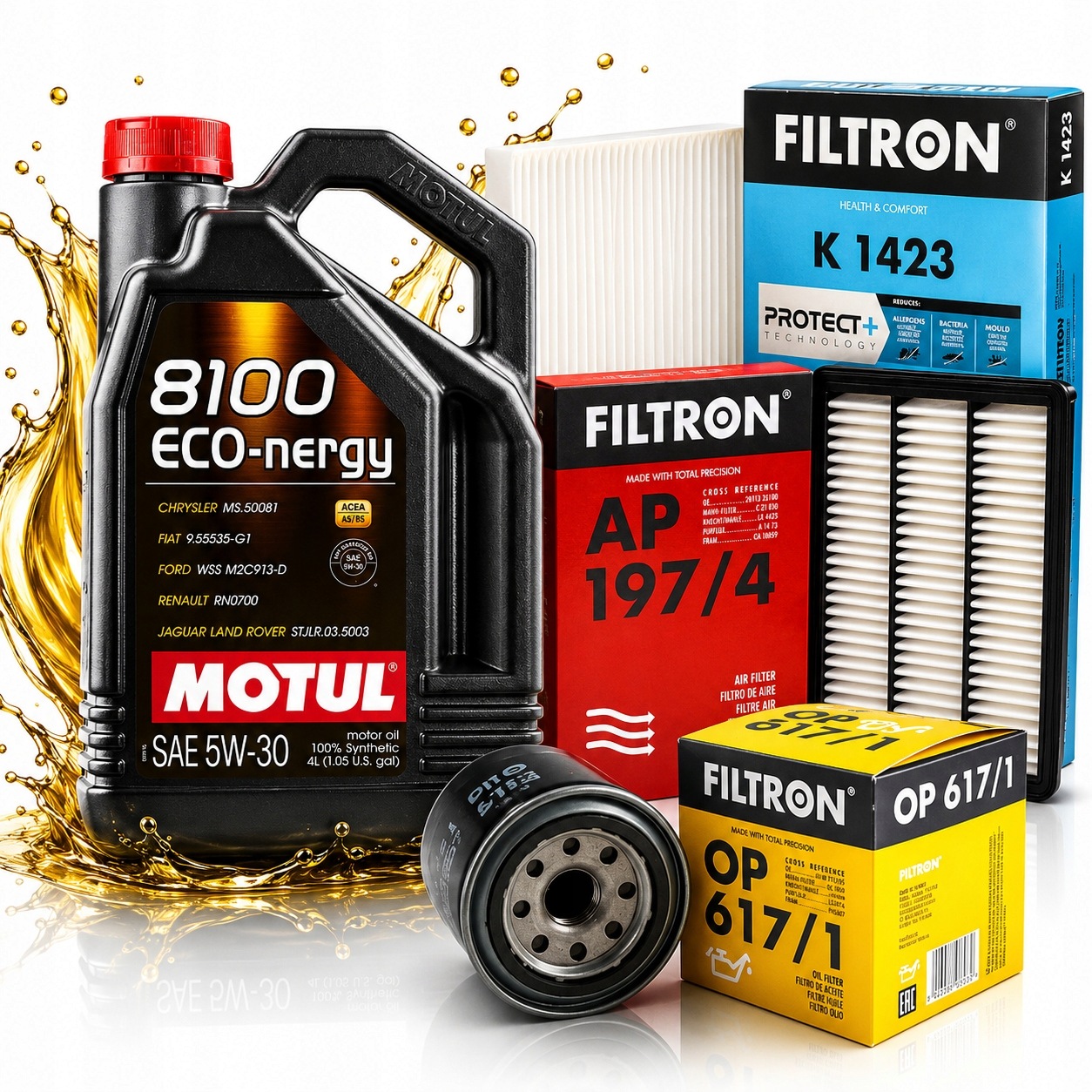 Kia Sportage 1.6 Gdi 2020 Filtre Motul Eco-nergy 5V30 4L Olej