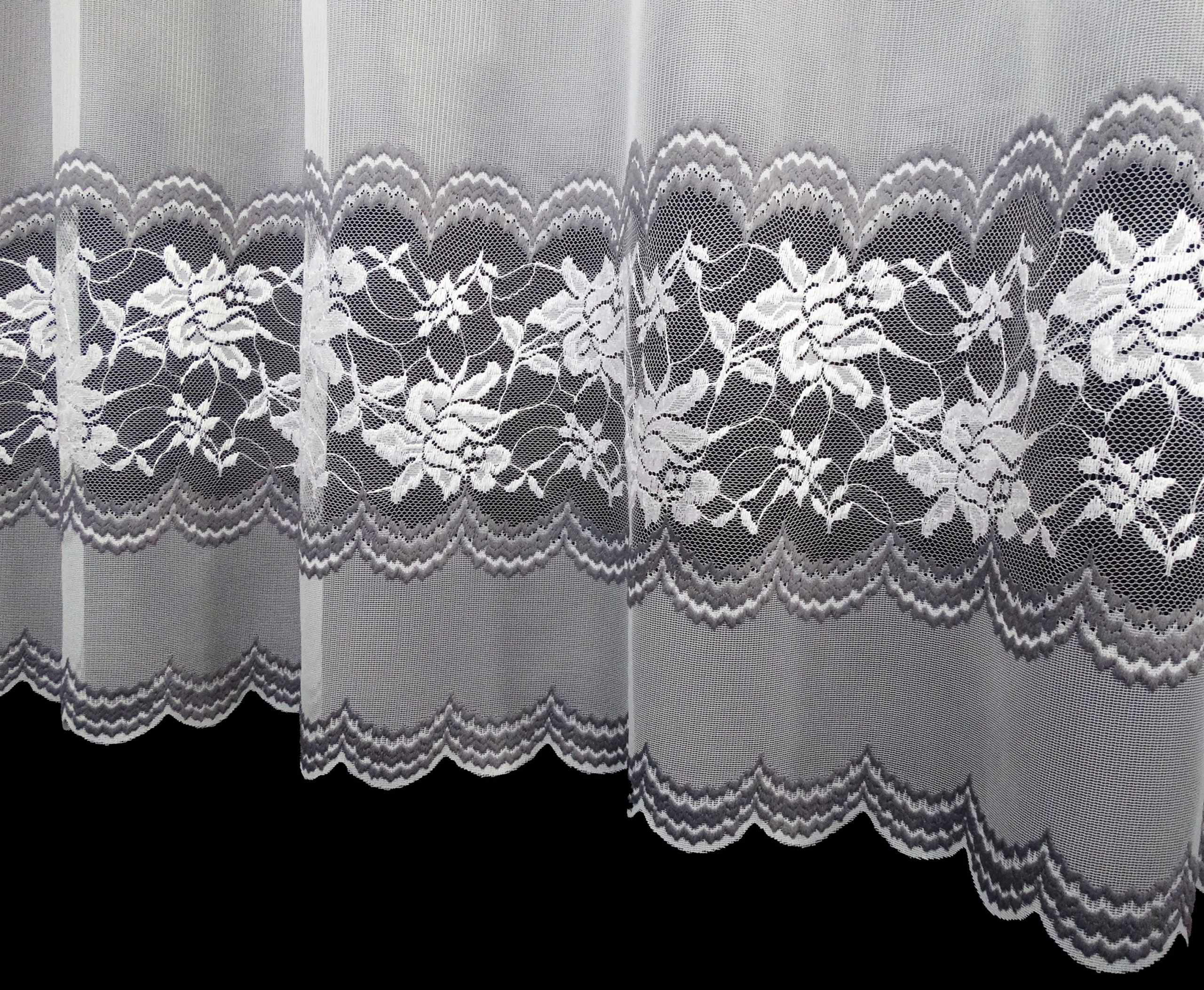 Mg Záclona 574/243 Šedá 450X250 cm hotová obšitá M