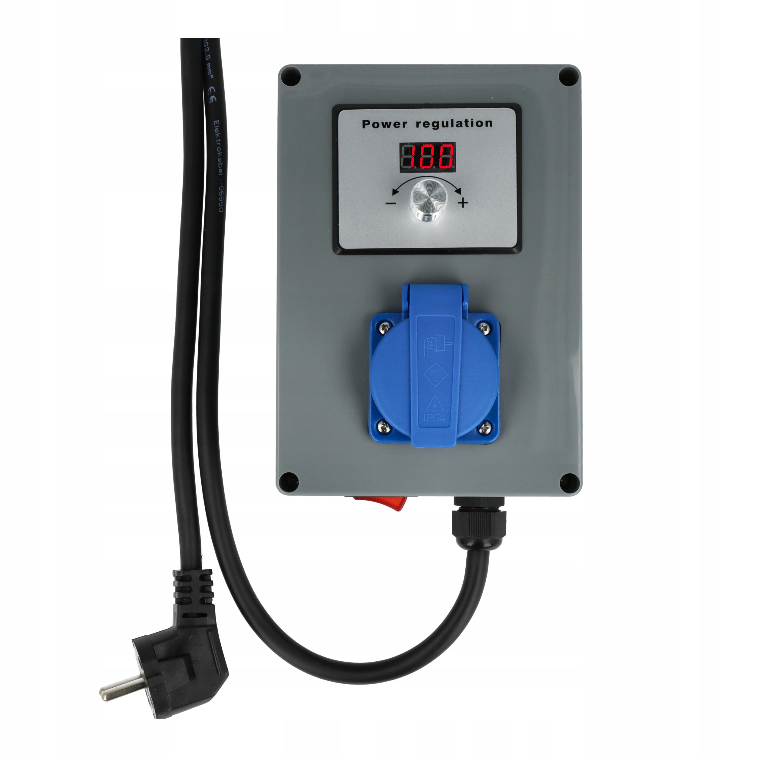 REGULATOR NAPIĘCIA MOCY GRZAŁKI OBROTÓW SILNIKA 5KW 230V Z PANELEM KOMPAKT