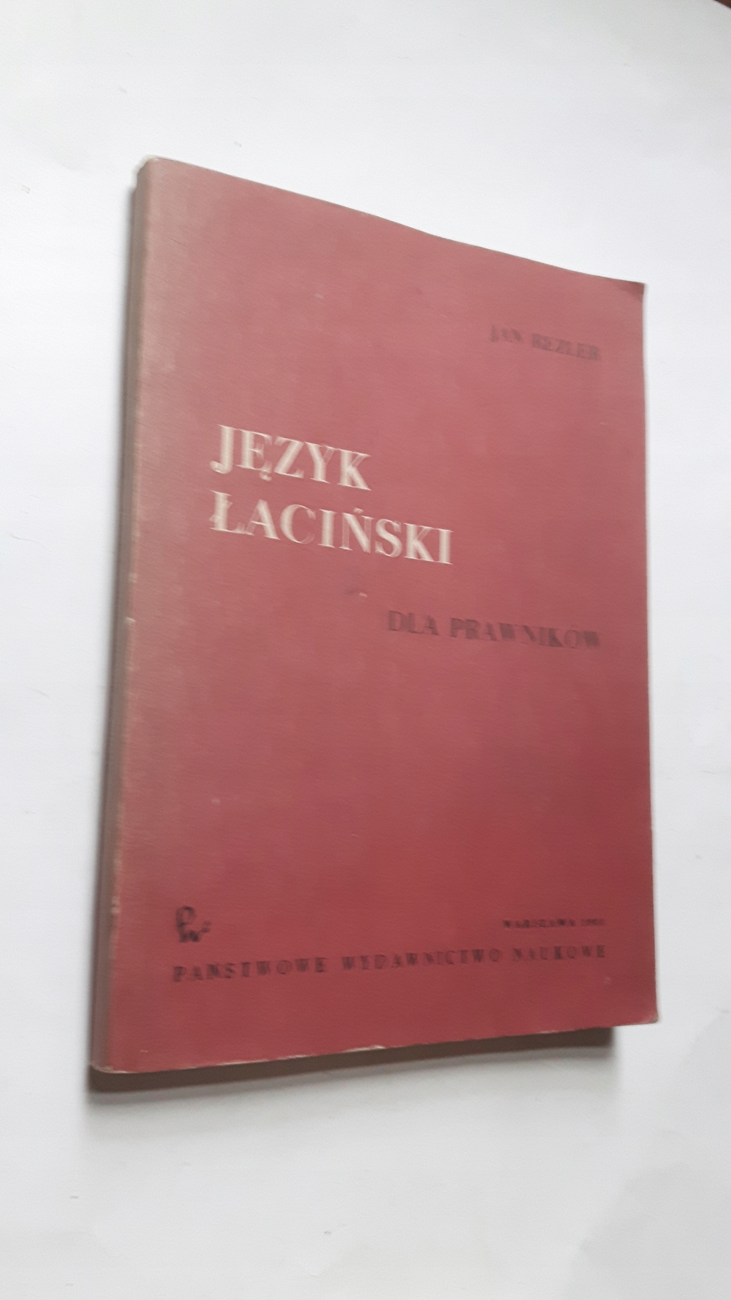 JEZYK LACINSKI DLA PRAWNIKOW - Jan Rezler