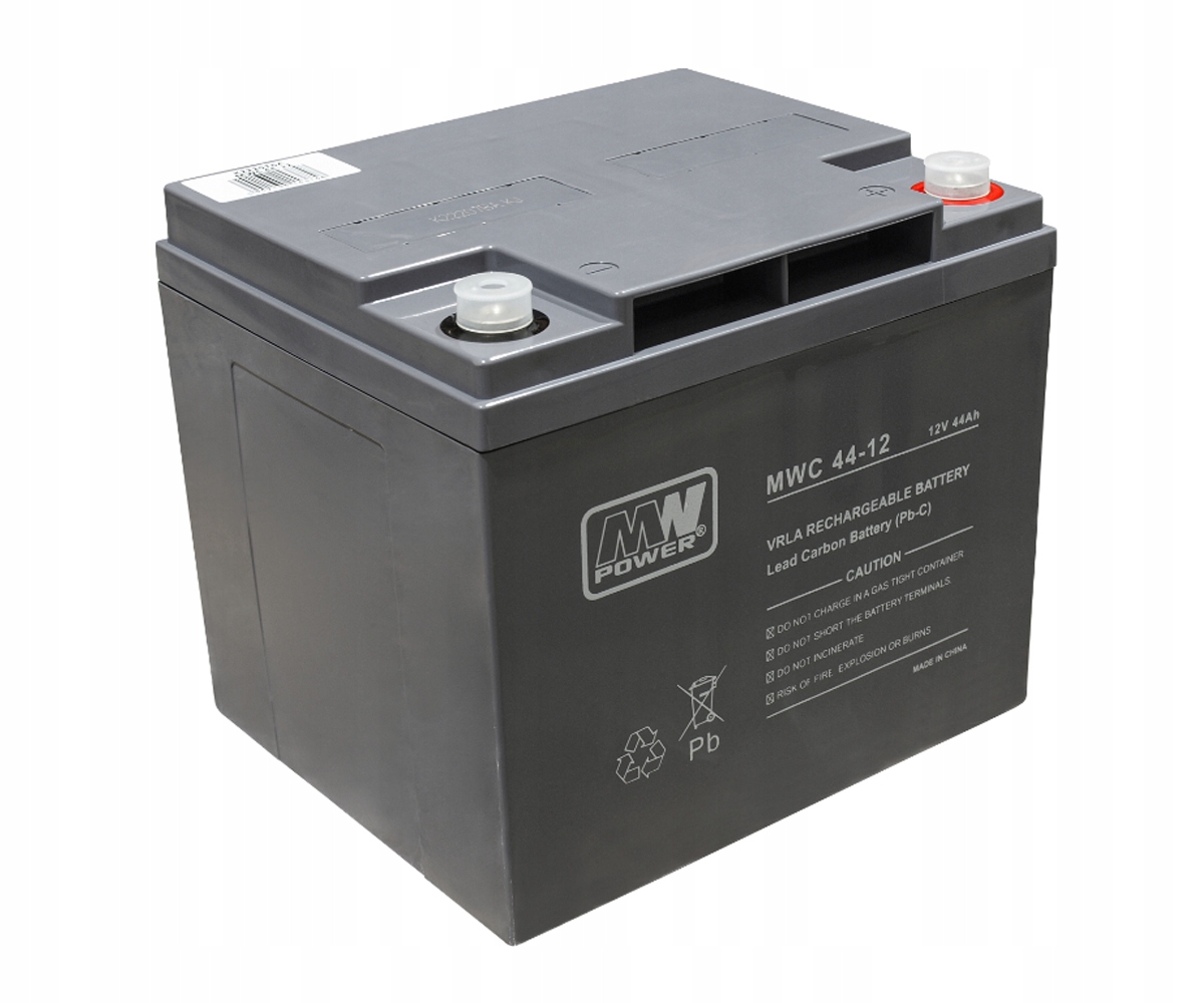 Akumulator żelowy 12V 44Ah (wymiar 40Ah, 50Ah) Ups Alarm Wózek Solar