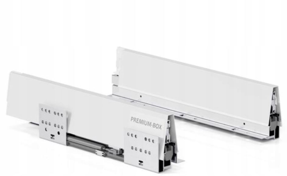 Szuflada ATM PREMIUM BOX / COMFORTBOX NISKA L-450 Cichy Domyk BIAŁA