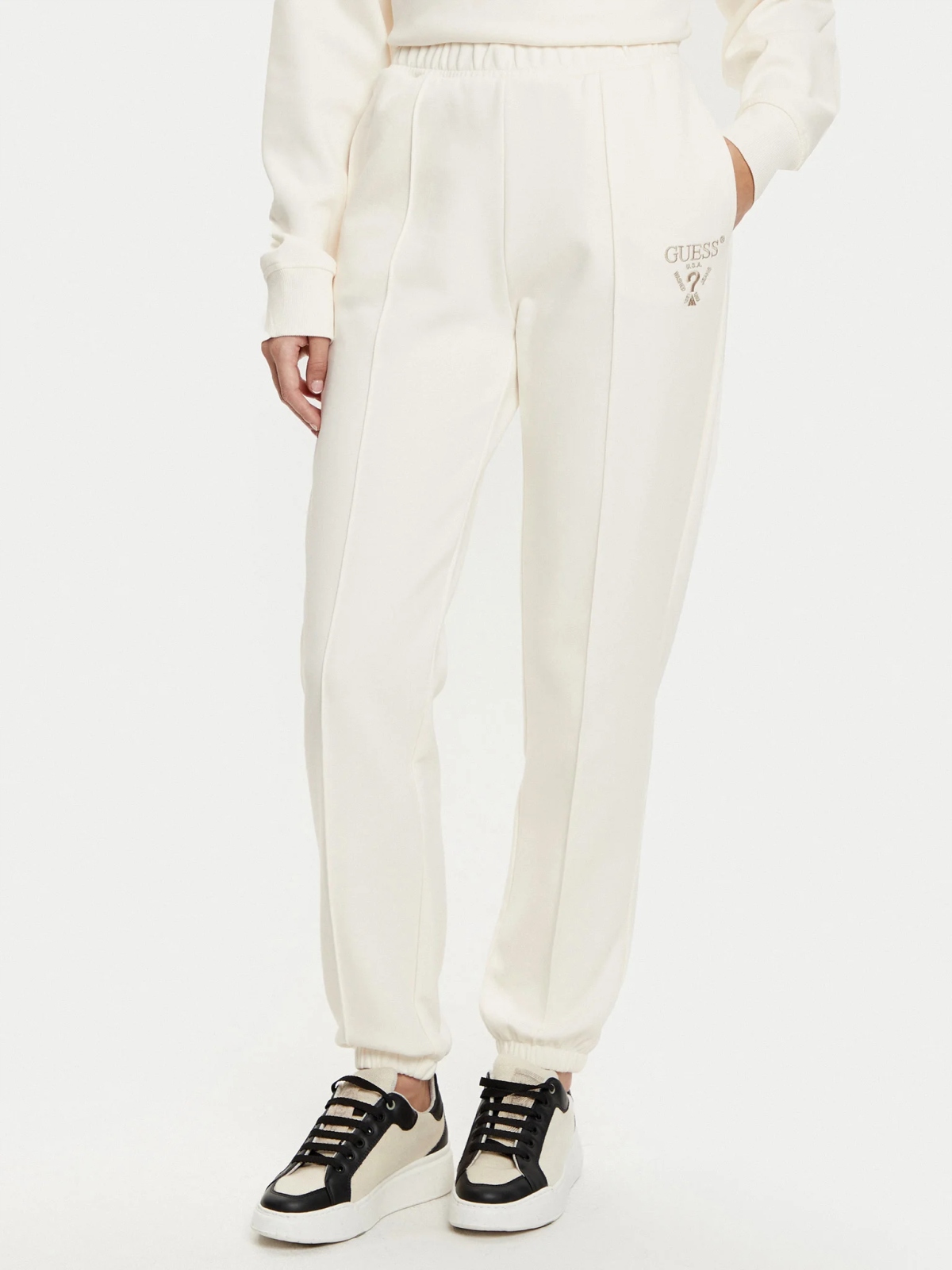 Dámské tepláky Guess Roberta Cuff Long Pants
