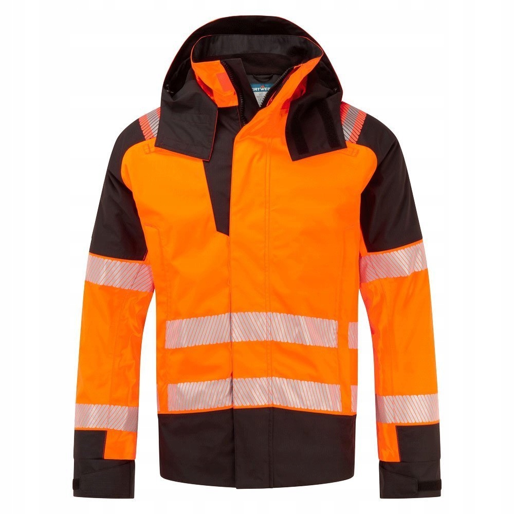 Zimní bunda nehořlavá a výstražná PW3 Modaflame Rain Oranžová/Č