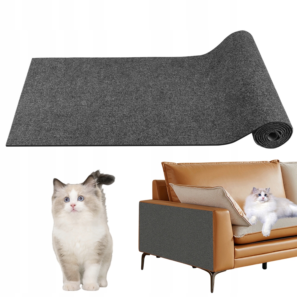 Levně Samolepicí Škrabací Podložka Na Gauč Pro Kočky Ochrana Nábytku 100 X 40 CM