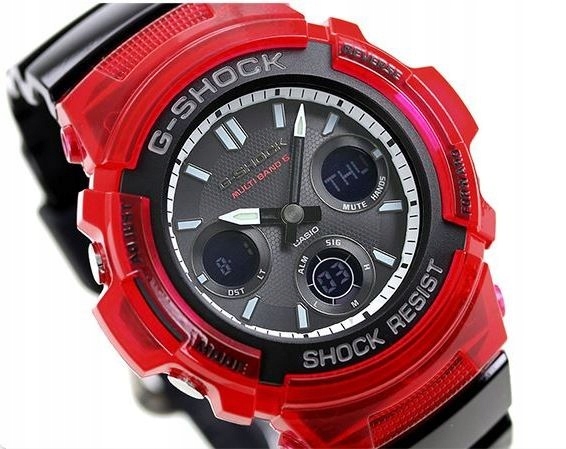 Sportovní Hodinky G-shock AWG-M100SRB-4A Solar Dcf