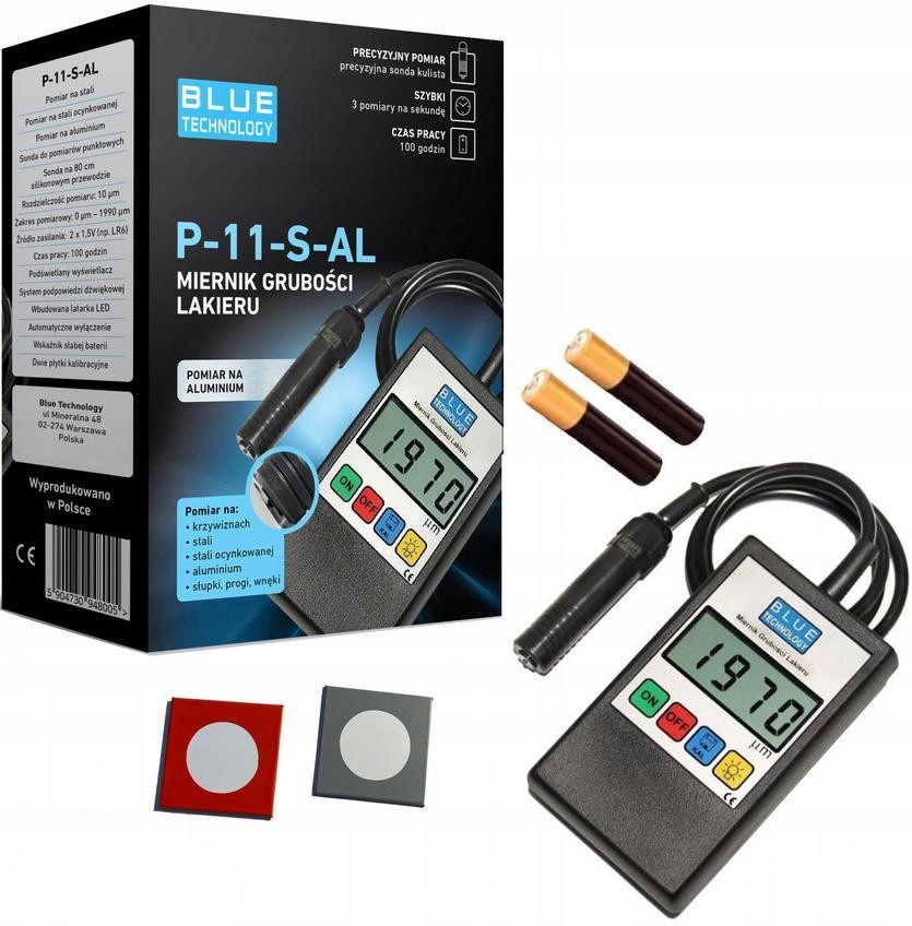 Merač hrúbky laku Blue Technology P-11-S-AL