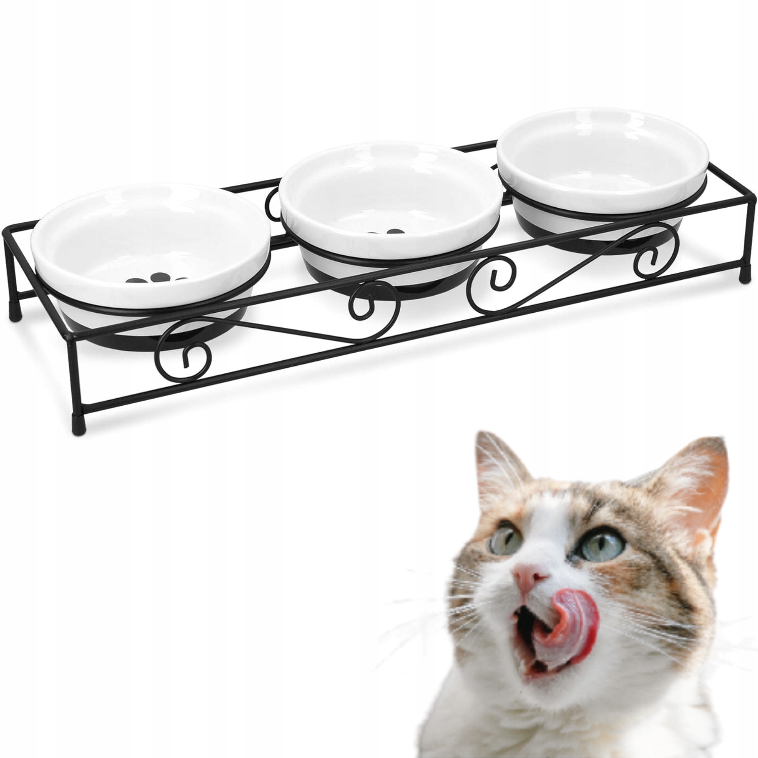 Levně Stojan na misky kovový 960 ml