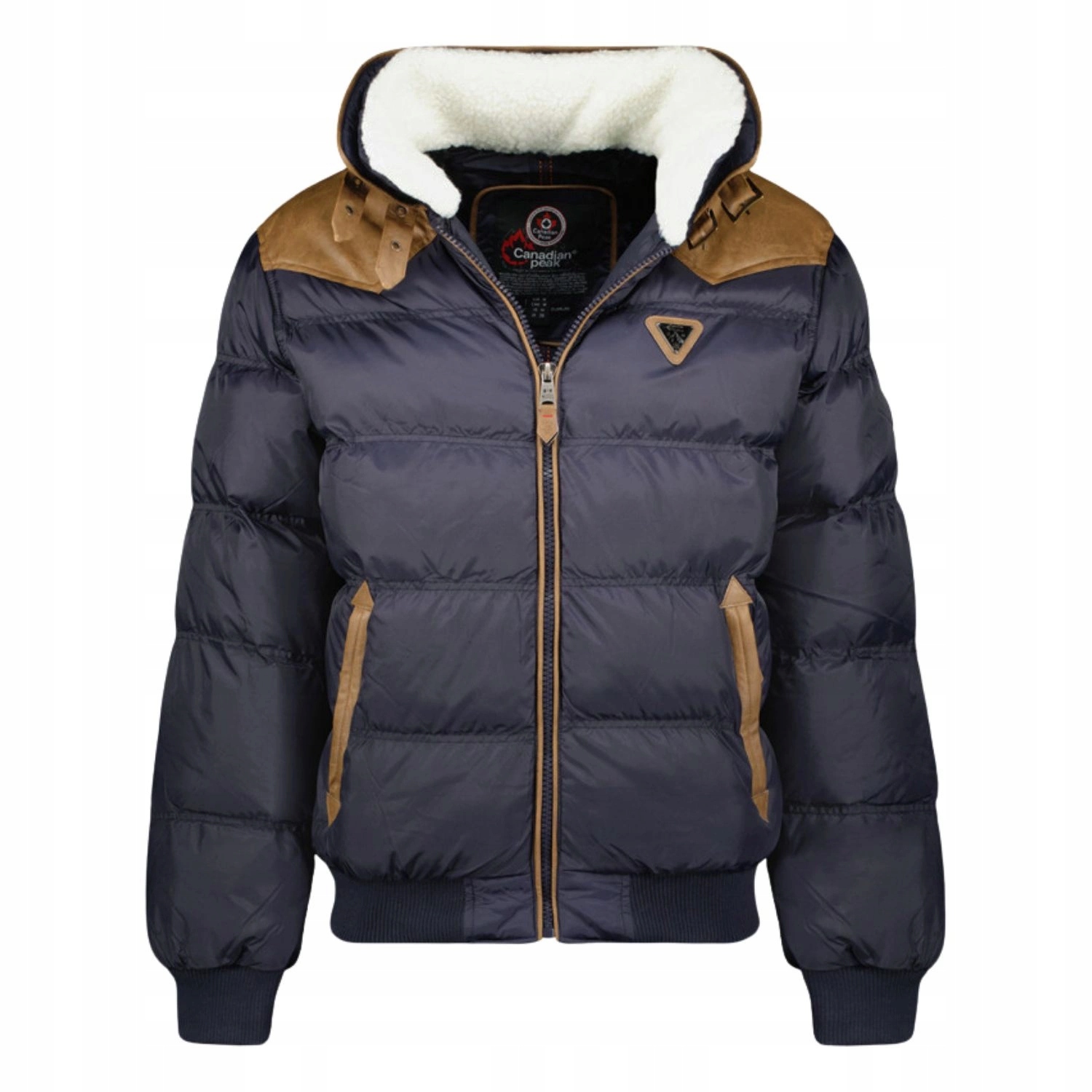 Pánská Zimní bunda Canadian Peak zateplená prošívaná tmavě modrá vel. S