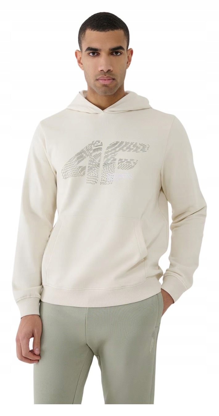 Mikina 4F M1585 krémová 4FWSS25TSWSM1585 12S vel. 2XL