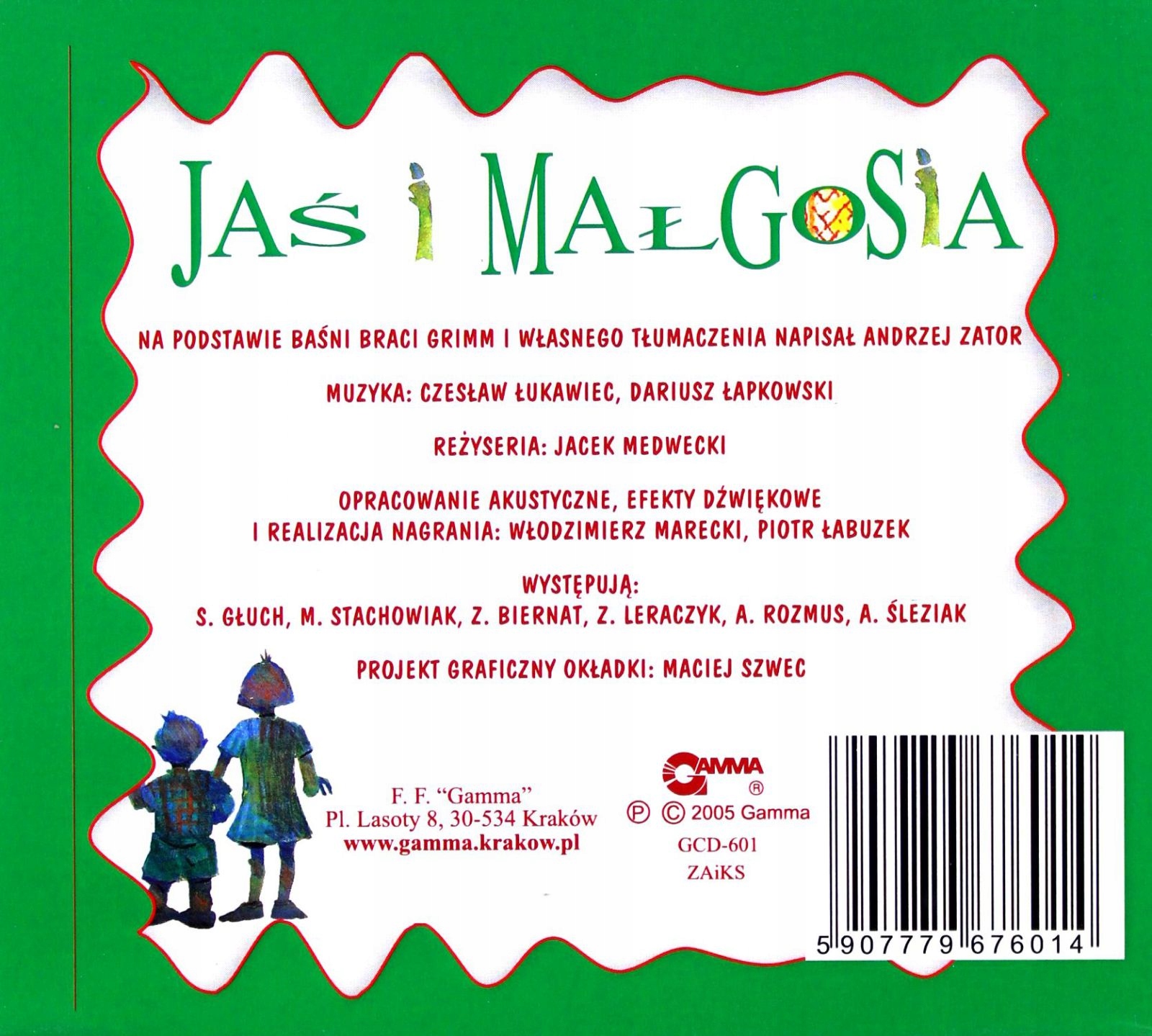 SŁUCHOWISKO: JAŚ I MAŁGOSIA [CD] Stan opakowania oryginalne