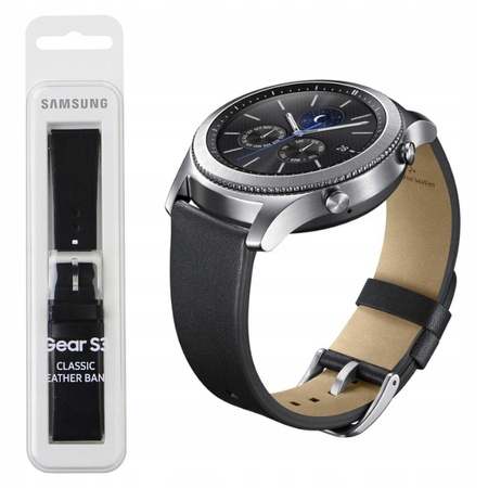 

Pasek Samsung Watch Galaxy Gear S3 Skórzany Czarny