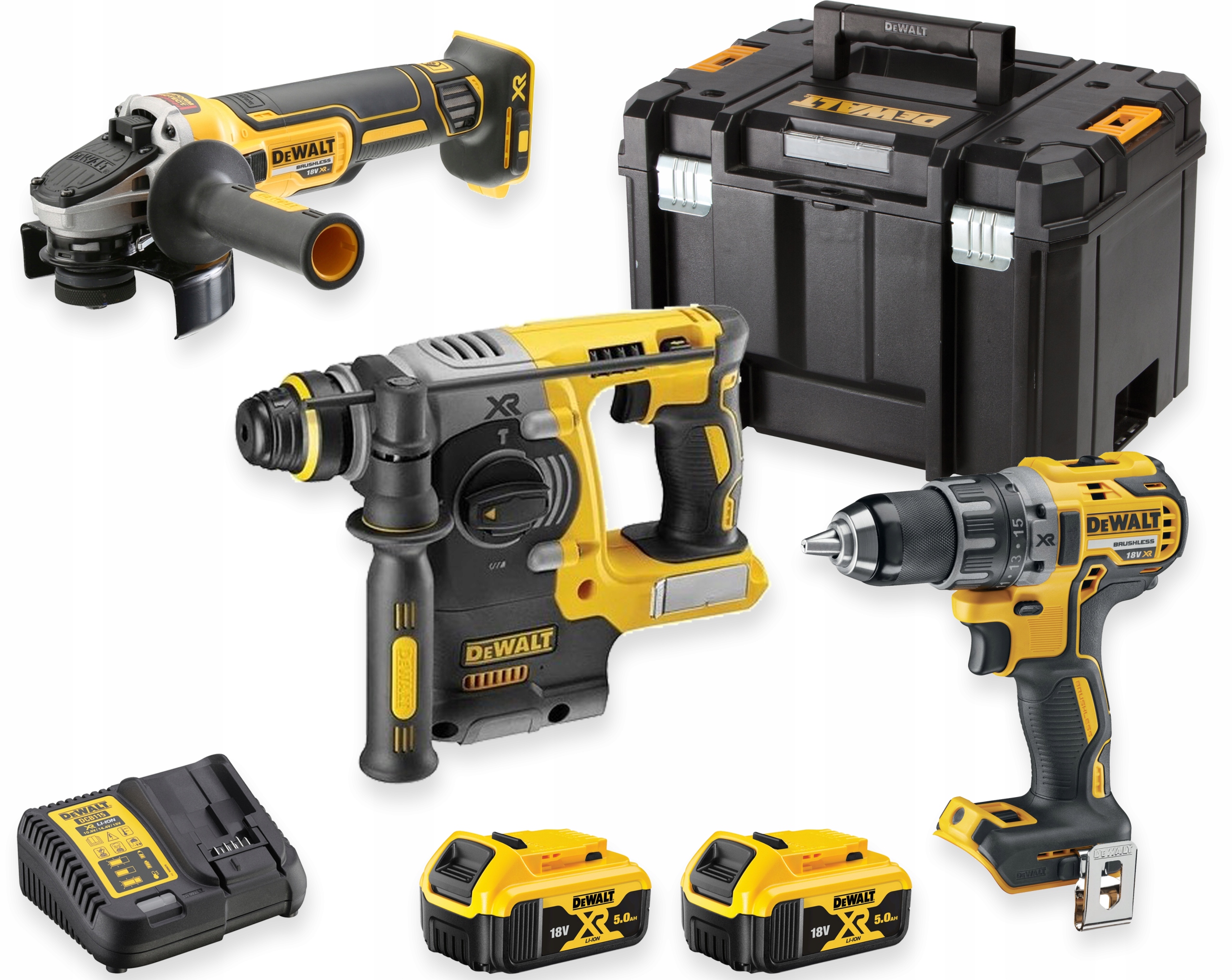 

Dewalt Zestaw Combo DCD796 DCH273 DCG405 2XAKU