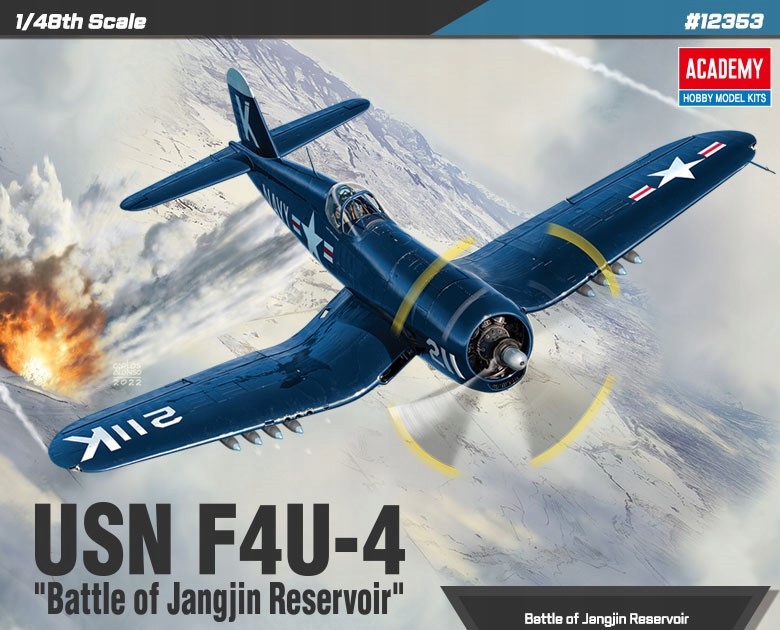Academy Usn F4U-4 Bitva o nádrž Jangjin 1:48