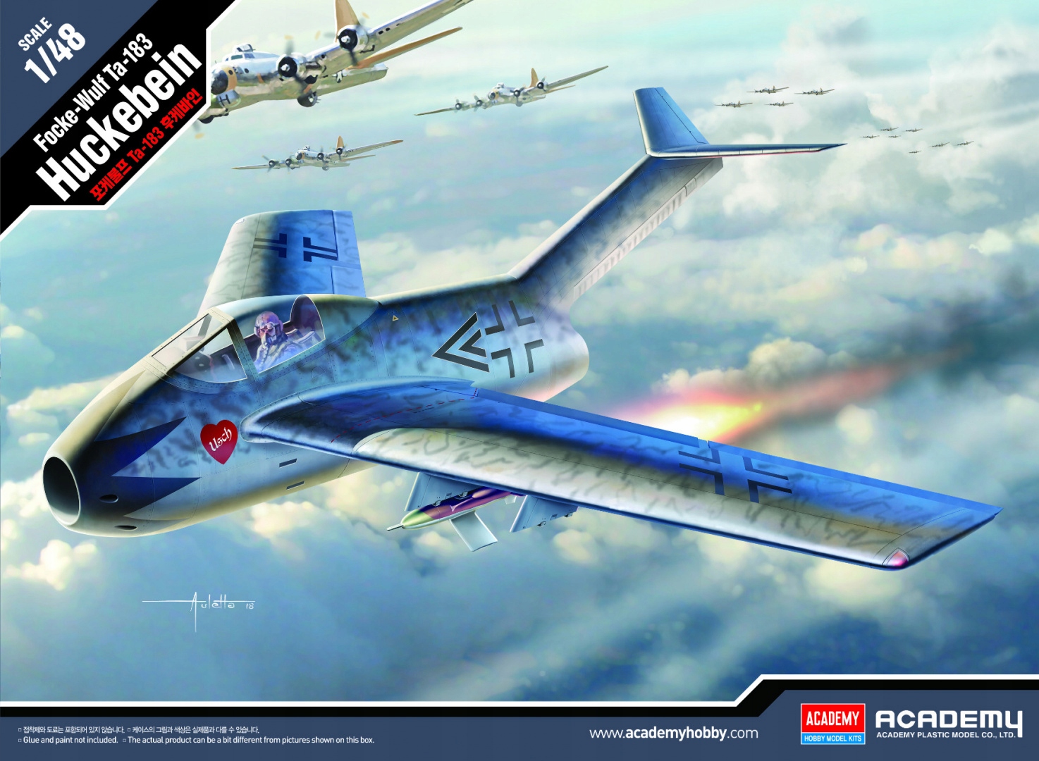 Academy 12327 Focke-Wulf TA183 Huckebein 1:48