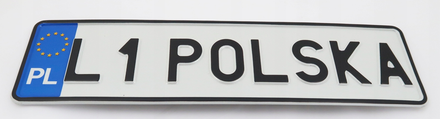 

Polska tablica mini rejestracyjna 340x90