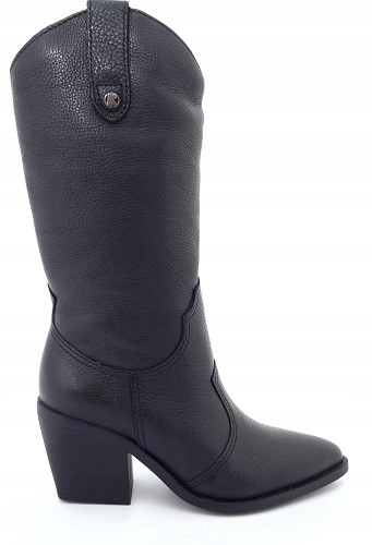 Kovbojské Boty Kožené dámské Bottero 349705 Černá r37