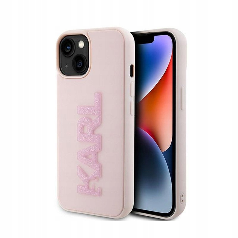 Karl Lagerfeld Etui iPhone 15 Plus (różowy)