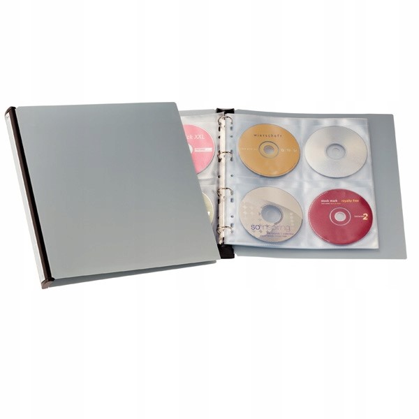 Segregator Ringowy Durable Czarne Na 96 Płyt CD-DVD