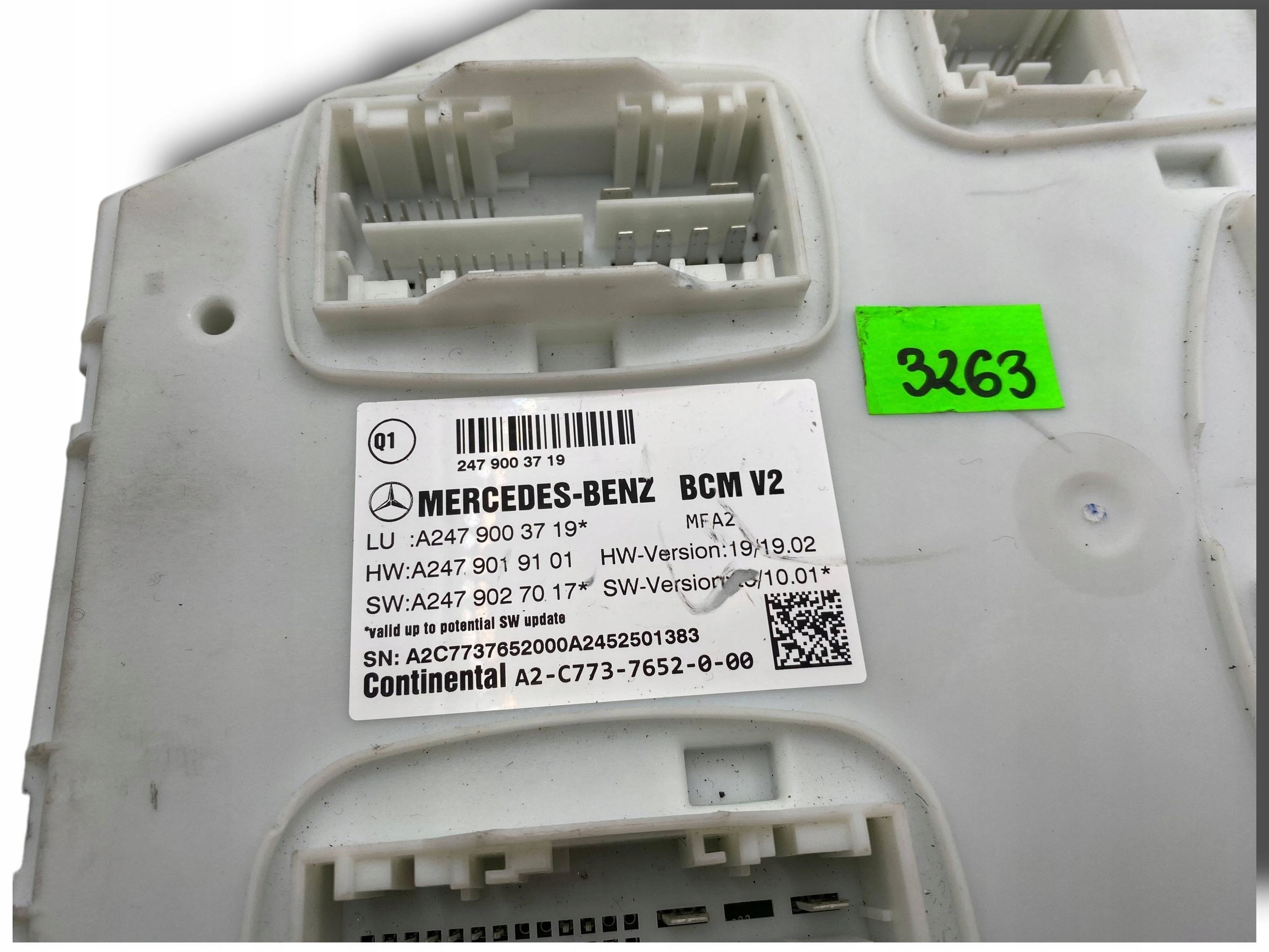 Mercedes module control unit komfortu BCM V2 A2479003719 $J