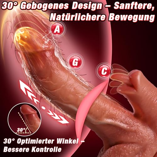 LECKFUNKTION Wibrator Dildo Zestaw Wibratorów z Aplikacją AI dla Par — miniatura 2
