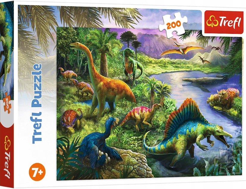 

Puzzle 200 El Drapieżne Dinozaury Dinozaur Trefl
