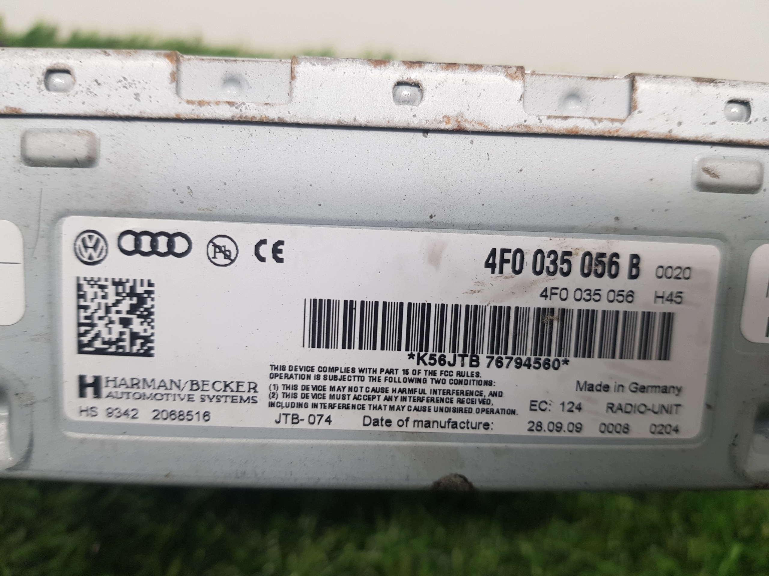 Centralina modulo RADIA AUDI Q7 4F0035056B