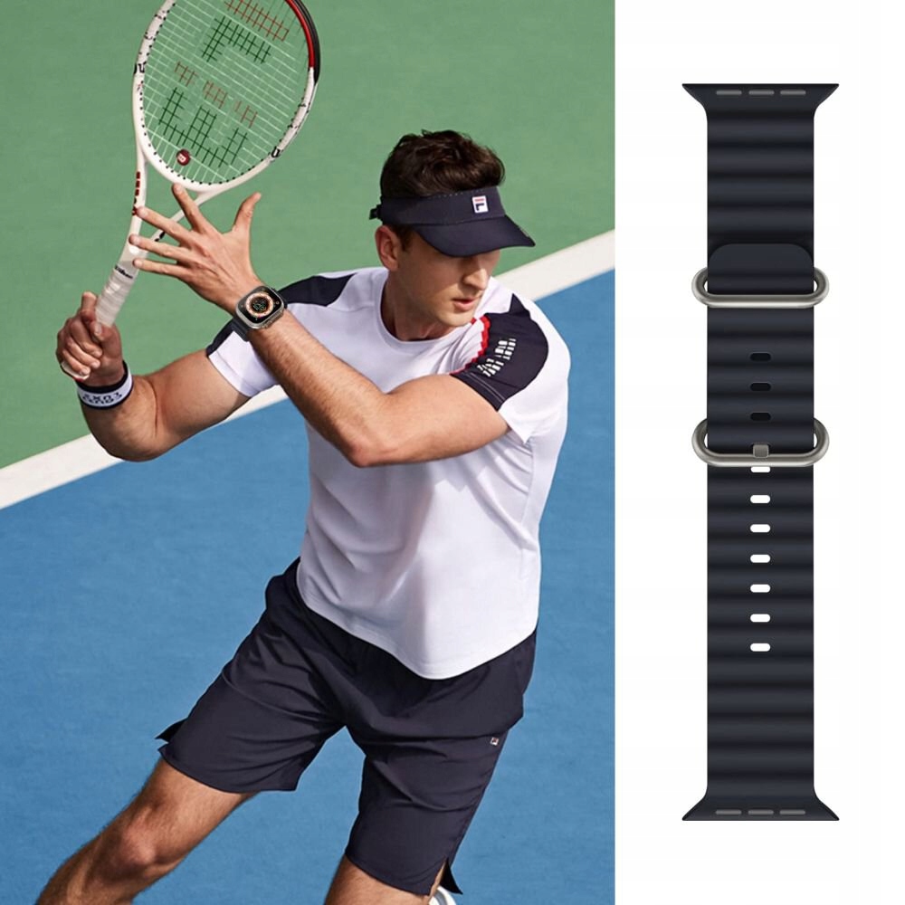 Pasek Tech-protect do Apple Watch 4 5/ 6 7 8 SE Ultra 42/ 44/ 45/49 MM 23mm Kolor pomarańczowy