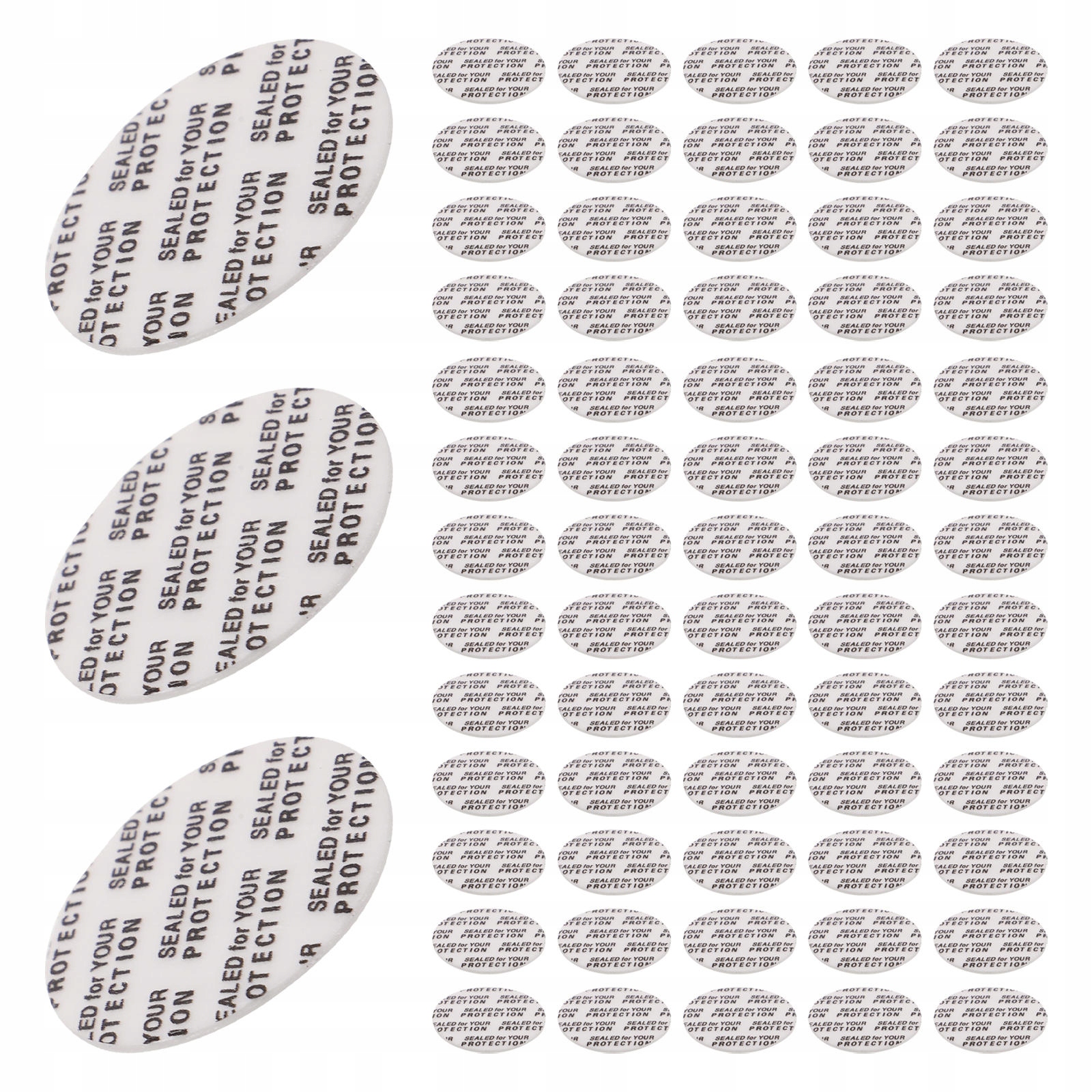 200 SZT. SAMOPRZYLEPNYCH USZCZELEK ALUMINIOWYCH DO BUTELEK I SŁOIKÓW