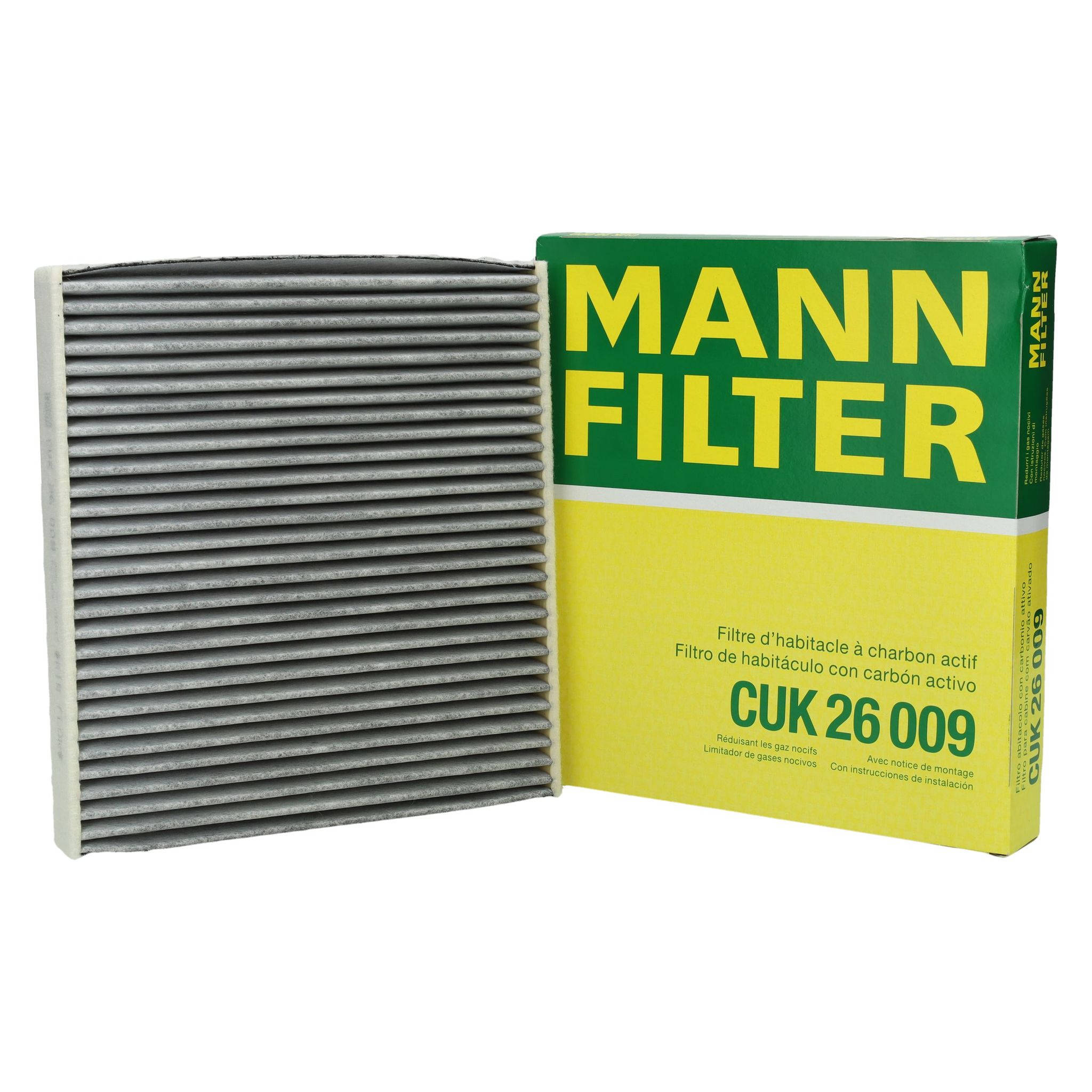 MANN Filtr Kabinowy Węglowy CUK26009