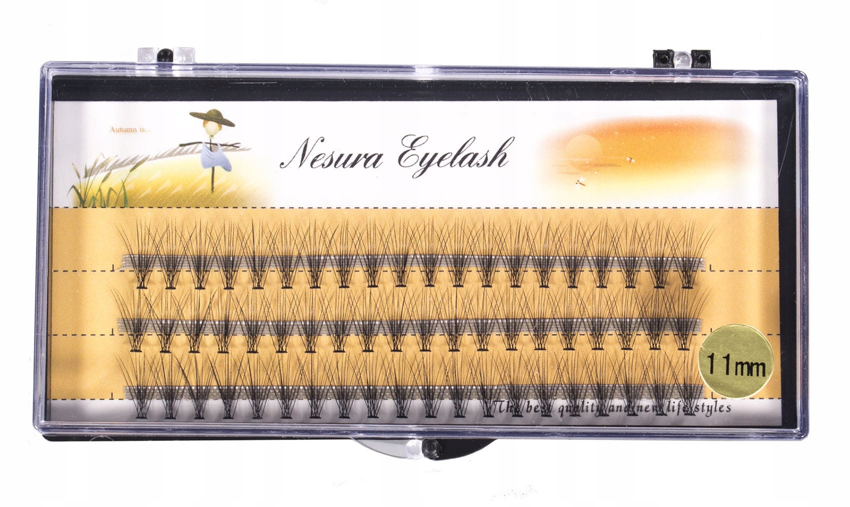 

Rzęsy Kępki Premium 11mm 60szt