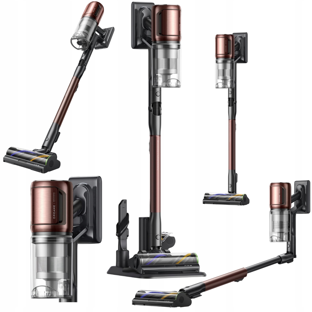 Odkurzacz pionowy Dreame V30 Essential 2w1 880W 30000Pa Końcówki