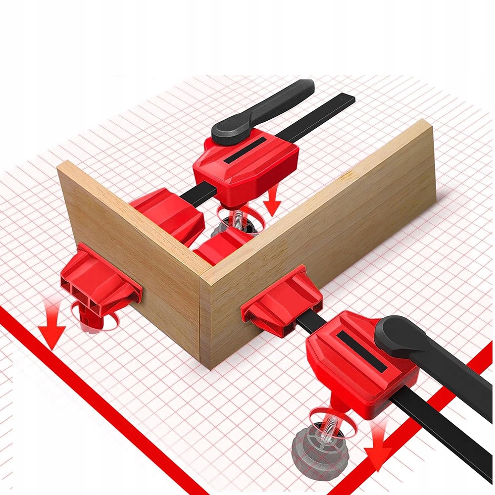 Upevňovací Klipy Pro Pracovní Stůl 20 MM, Přítlačná Síla 70 Kg, 2 Ks