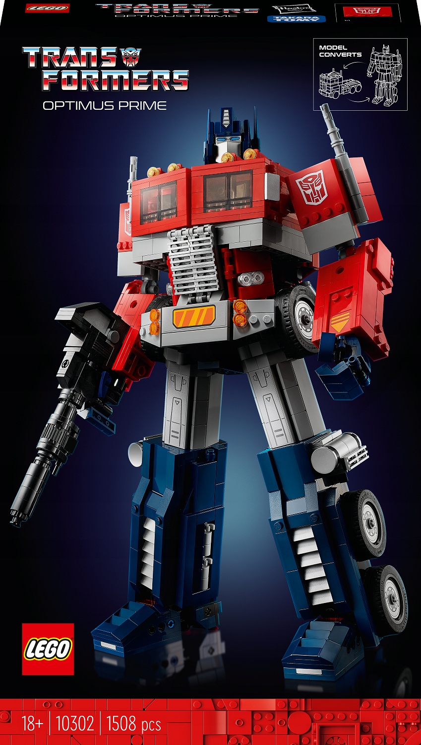 

Lego Icons Optimus Prime 10302 1508 elementów 18+