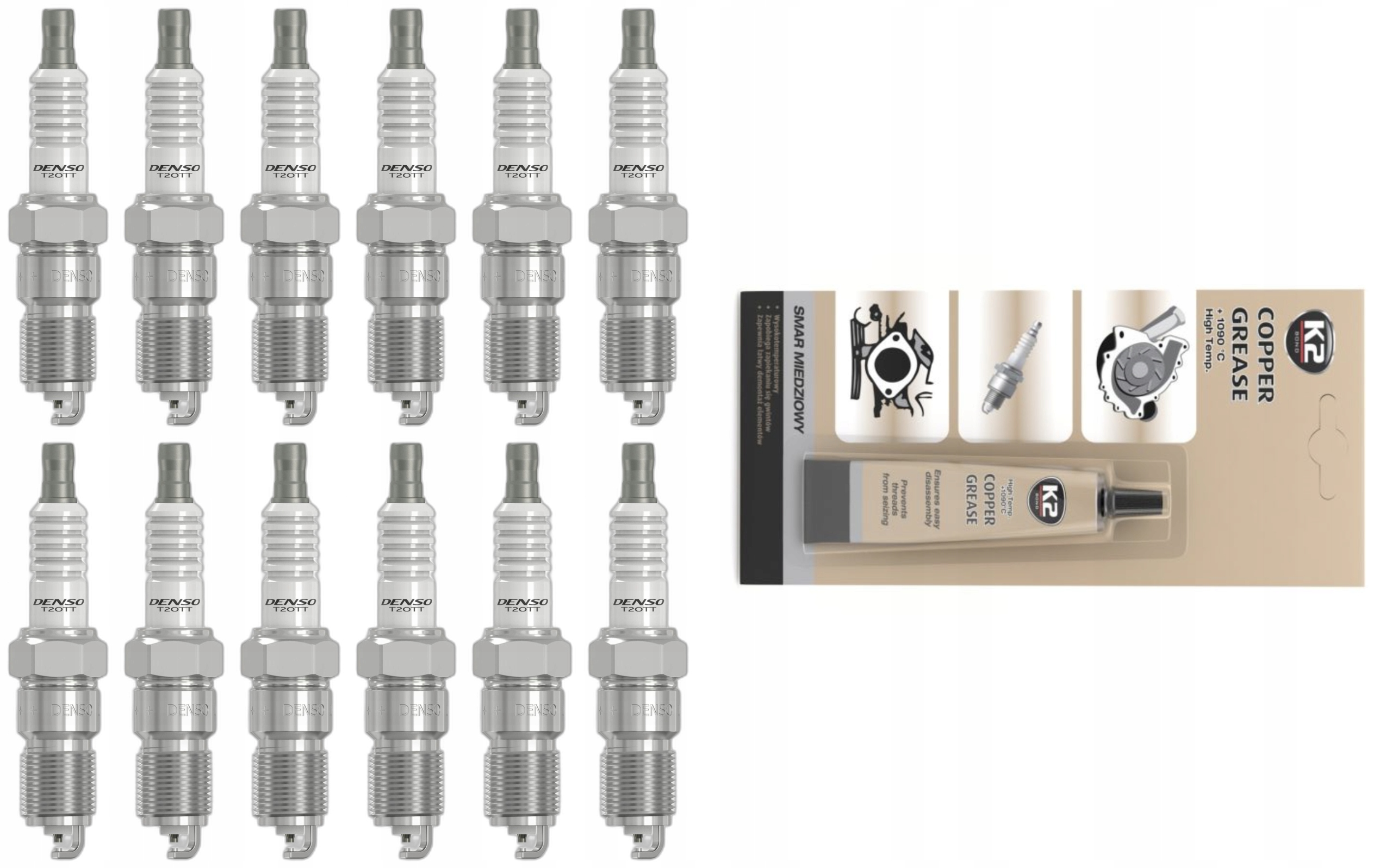DENSO T20TT ŚWIECA ZAPŁONOWA + smar