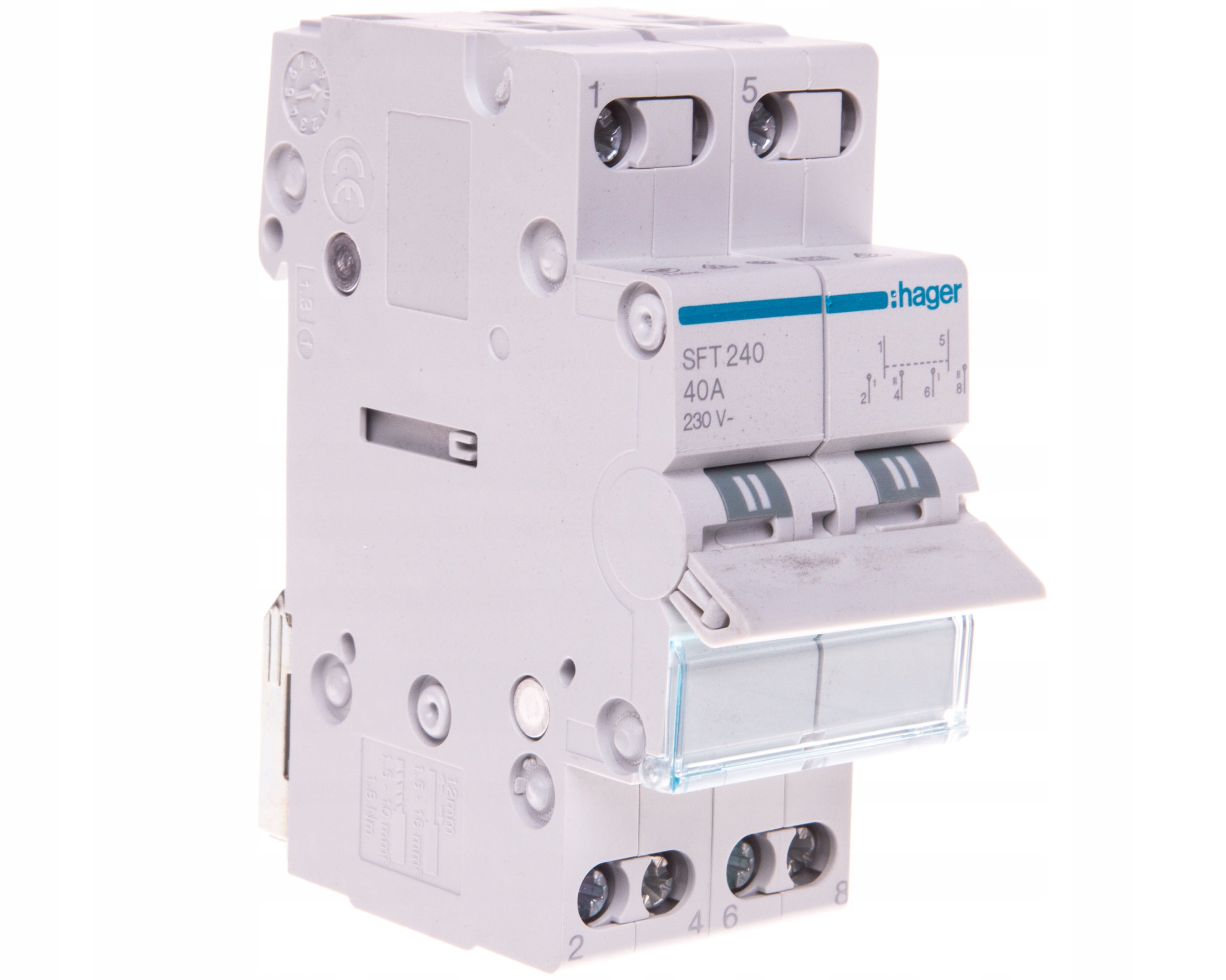 Přepínač agregát-síť 2P 40A SFT240 Hager