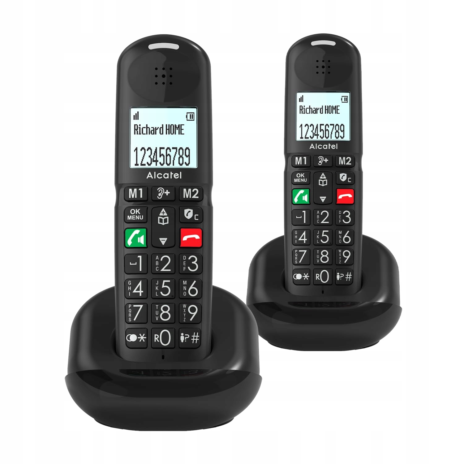 Alcatel XL685 Duo – Bezdrátový stolní telefon Dect Senior XL