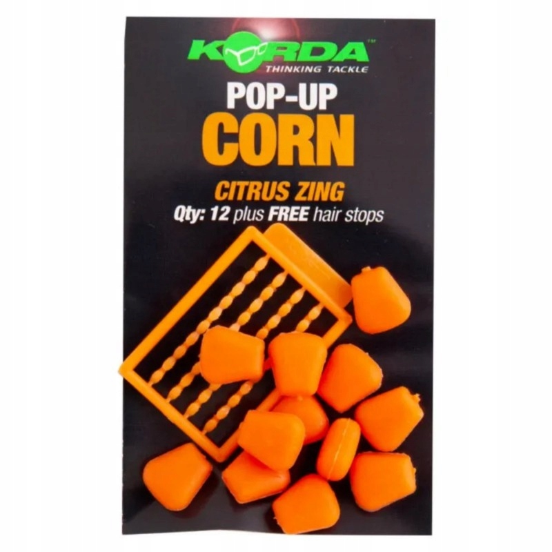 Sztuczna Kukurydza Korda Pop Up Maize Citrus Zing Orange 12szt.
